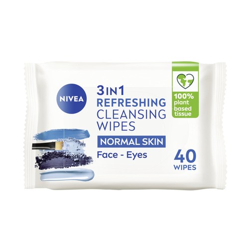 NIVEA Biodegradable Cleansing Face Wipes for Normal Skin 