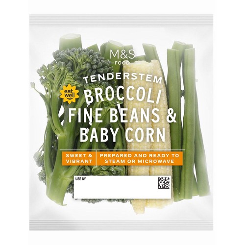 M&S Tenderstem Broccoli Fine Beans & Baby Corn