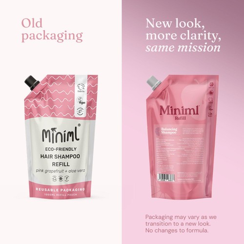 Miniml Balancing Shampoo Pink Grapefruit & Aloe Vera Refill