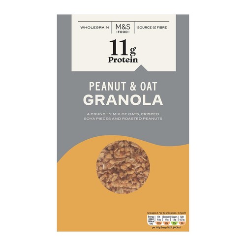 M&S High Protein Peanut & Oat Granola