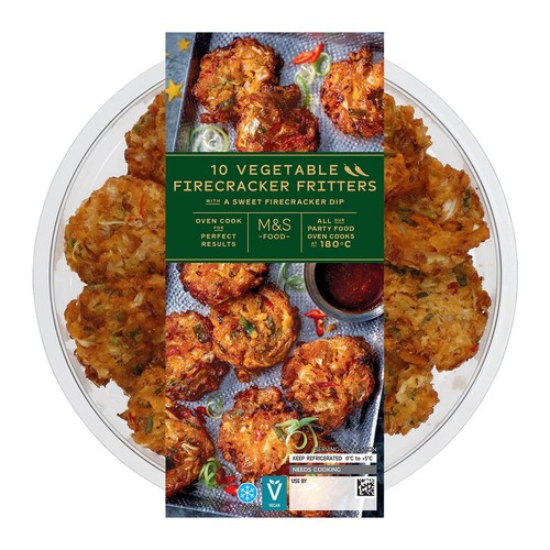 M&S 10 Vegetable Firecracker Fritters