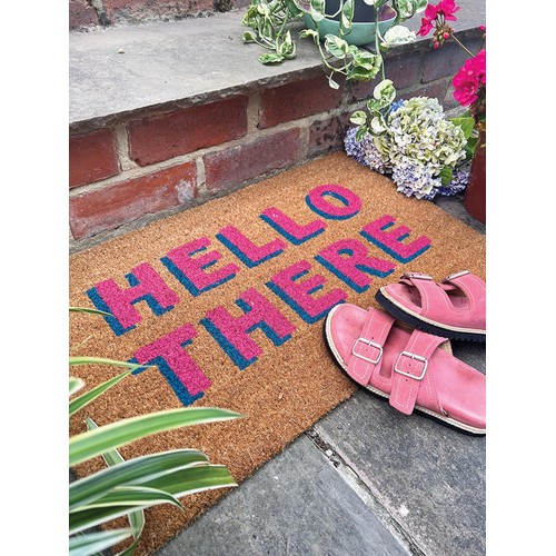 My Mat Hello There Printed Coir Mat, 45x75cm