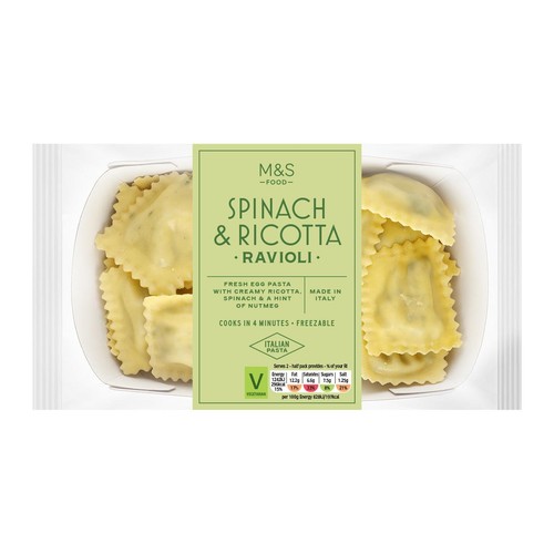 M&S Ricotta & Spinach Ravioli