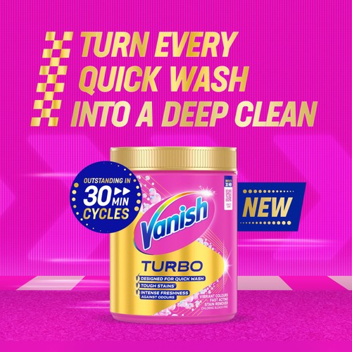Vanish Turbo Fast Acting Stain Remover Powder