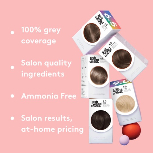 Josh Wood Colour Permanent Hair Colour Kit Shade 5.0 (Dark Brown)