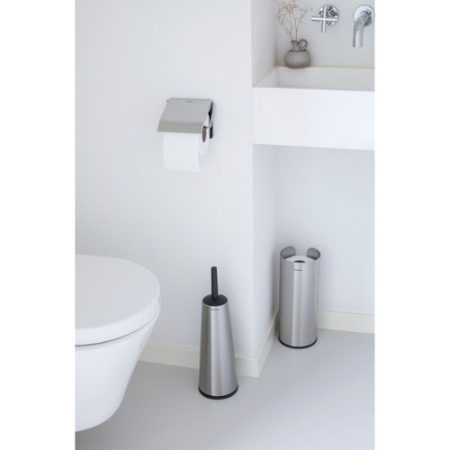 Brabantia ReNew Toilet Brush & Holder, Matt Steel
