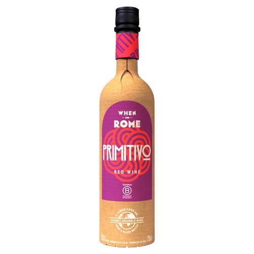 When in Rome Red Wine Primitivo IGT Puglia Eco Bottle