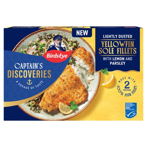 Birds Eye Lightly Dusted Yellow Fin Sole