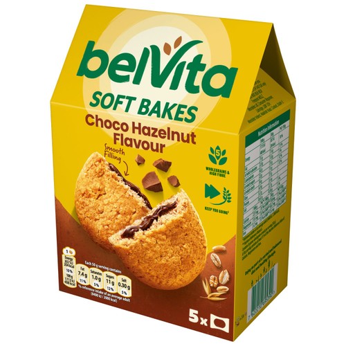 Belvita Choco Hazelnut Soft Bakes Breakfast Biscuits