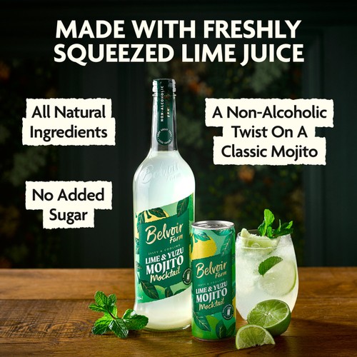 Belvoir Farm Non Alcoholic Lime & Yuzu Mojito