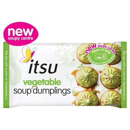 Itsu 6 vegetable soup dumplings