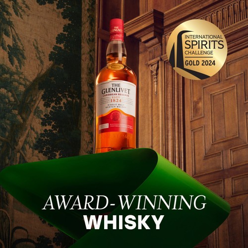 The Glenlivet Caribbean Reserve Single Malt Scotch Whisky With Giftbox