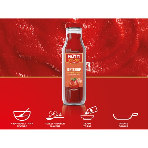 Mutti 40% Less Sugar Datterini Tomato Ketchup