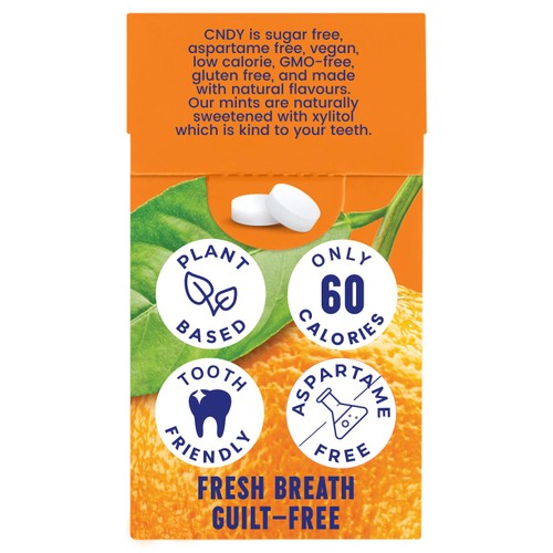 CNDY Mints Orange Sugar Free
