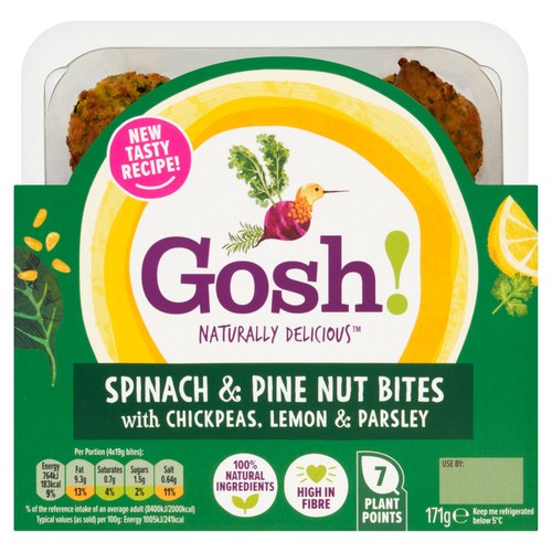 Gosh! Spinach & Pine Nut Falafel Bites