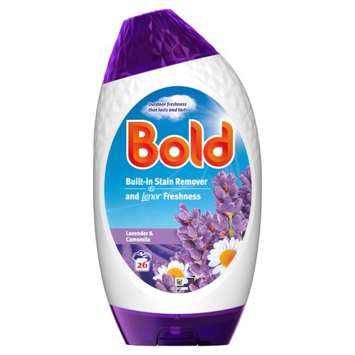 Bold 2in1 Washing Liquid Gel Lavender & Camomile 26 Washes