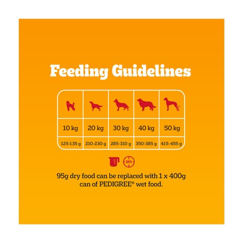 Pedigree Complete Senior Dry Dog Food Poultry & Vegetables