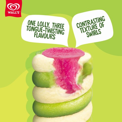 Twister Mini Pineapple Ice Cream Lollies 6x50ml