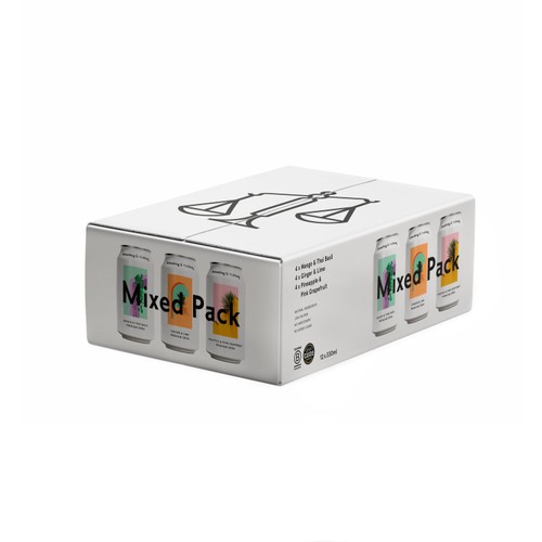 Something & Nothing Explore Variety Pack Premium Soda