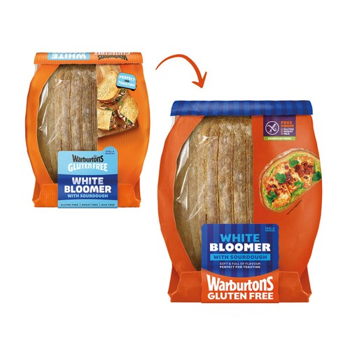 Warburtons Gluten Free White Bloomer With Sourdough Loaf