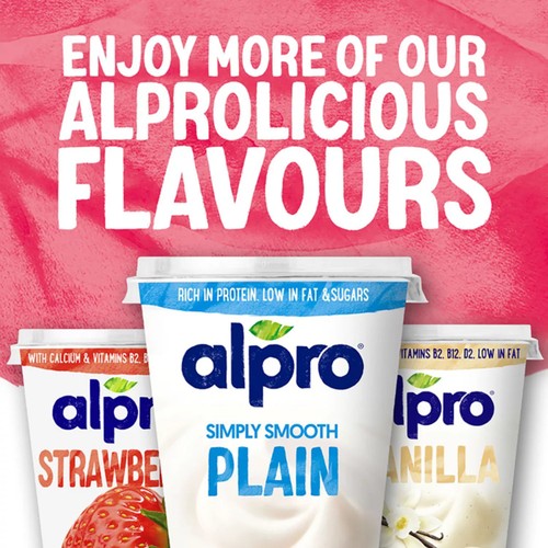 Alpro Blueberry Cherry Dairy Free Yoghurt Alternative