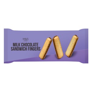 M&S Chocolate Sandwich Fingers Twin Pack
