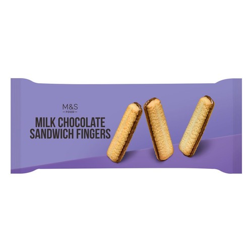 M&S Chocolate Sandwich Fingers Twin Pack