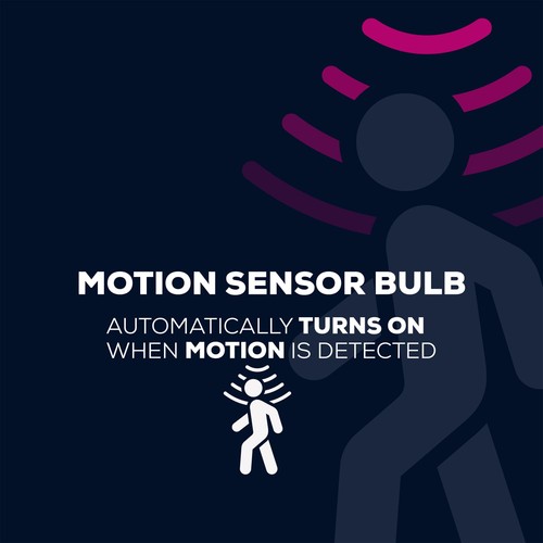 TCP Motion Sensor 806LM B22 9W Warm White