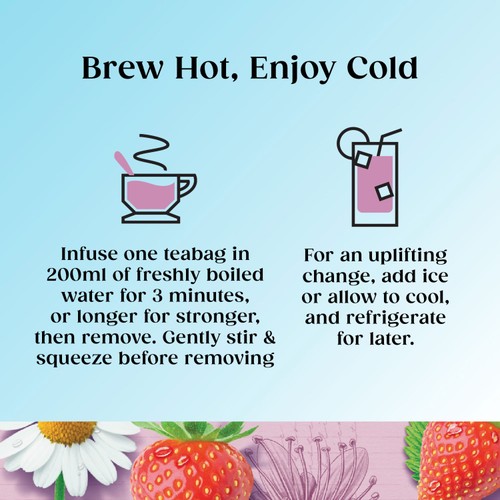 Twinings Superblends Unwind Tea with Strawberry, Camomile & Limeflower