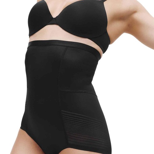 M&S Womens Body Define Firm Control Waist Cincher Knickers, Size 18, Black