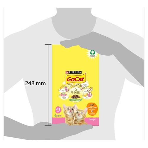 Go-Cat Kitten Chicken Turkey and Milk Dry Cat Food