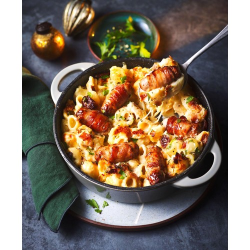 M&S Pigs in Blankets Mac & Cheese