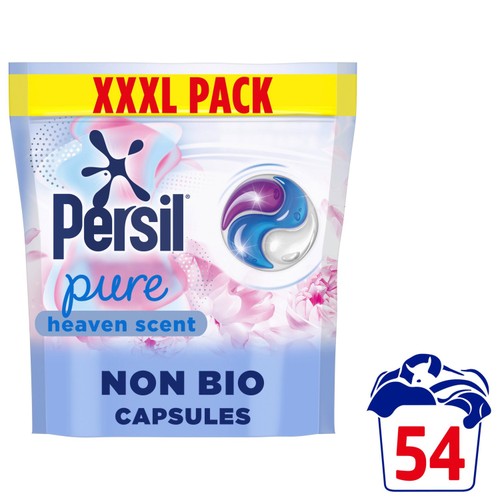Persil Pure Heaven Scent Washing Capsules Non Bio 54 Washes