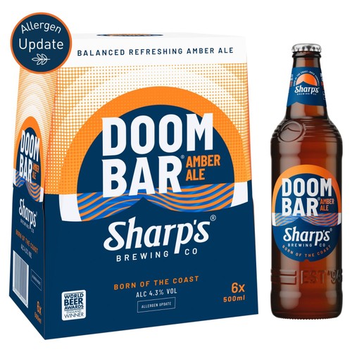 Sharp's Doom Bar Amber Ale Bottle 6 x 500ml