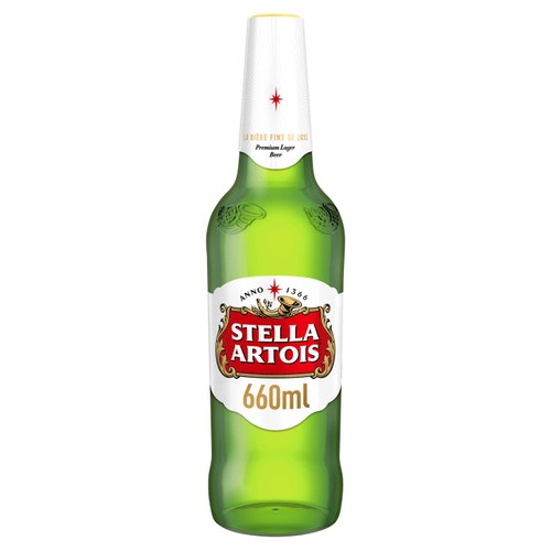 Stella Artois Belgian Lager Beer Bottle