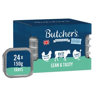 Butcher's Lean & Tasty Dog Food Trays 24 x 150g