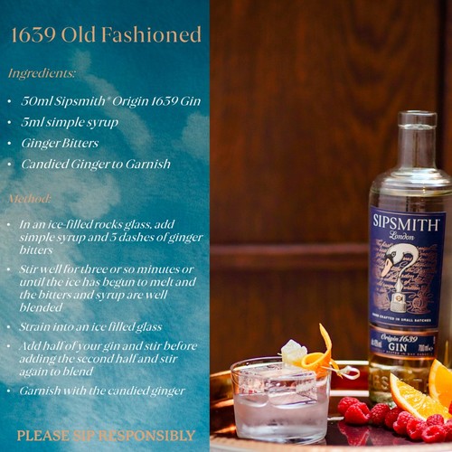 Sipsmith Origin 1639 Gin