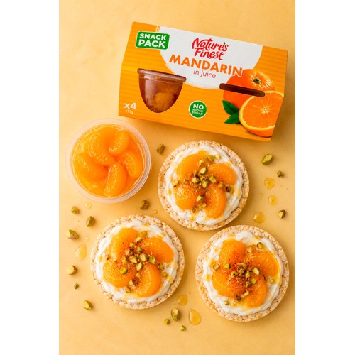 Nature's Finest Fruit Pots Mandarin in Juice