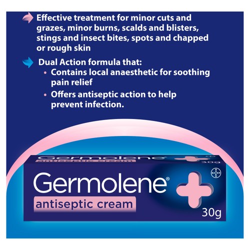 Germolene Antiseptic Dual Action Non-Greasy Soothing Cream