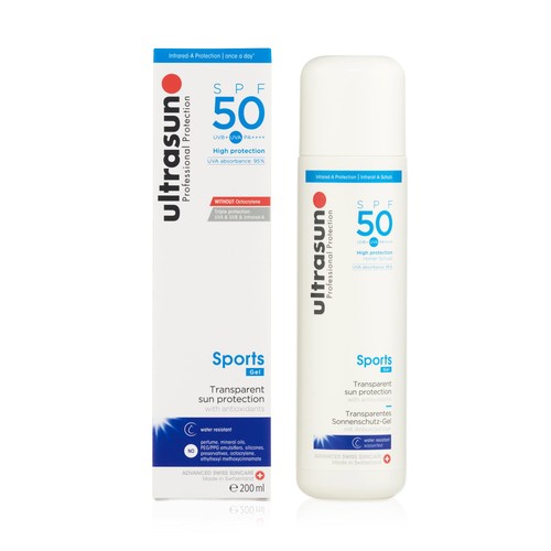 Ultrasun SPF 50 Sports Gel Sunscreen