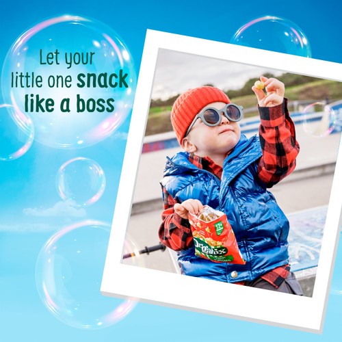 Organix Strawberry & Apple Puffcorn Toddler Snack Multipack 12+ Months
