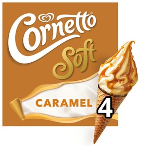 Cornetto Soft Caramel Ice Cream Cones