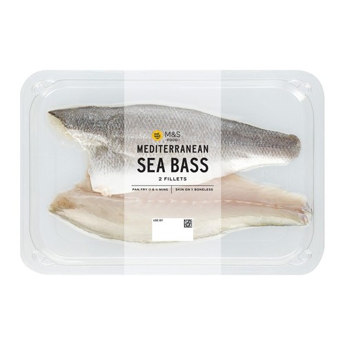 M&S 2 Sea Bass Fillets