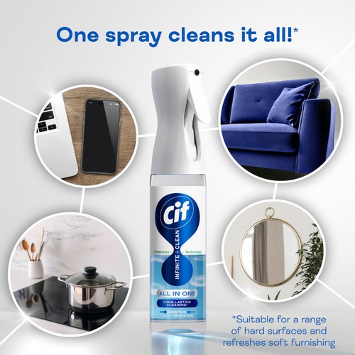 Cif Infinite Clean Sensitive Lotus & Mineral Salt All In One Reload Refill
