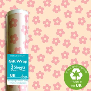 Daisy Gift Wrap Sheets