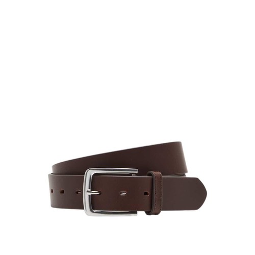 M&S Mens Leather Casual Belt, 42-44, Brown