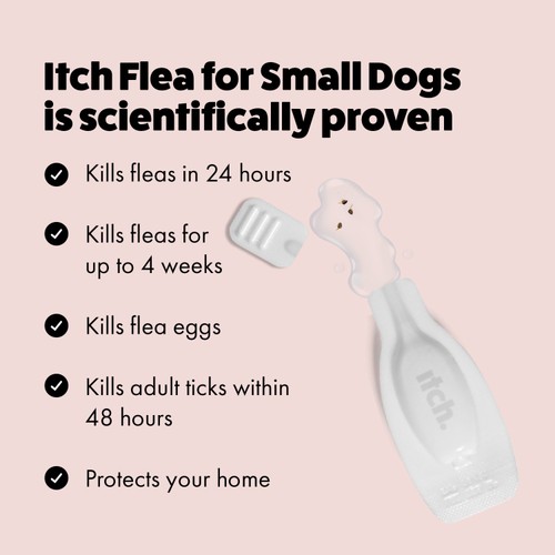 Itch Flea Small Dog Spot-On Flea & Tick treatment (2-10kg)