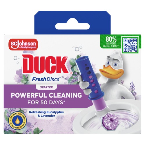 Duck Toilet Fresh Discs Holder Lavender & Eucalyptus