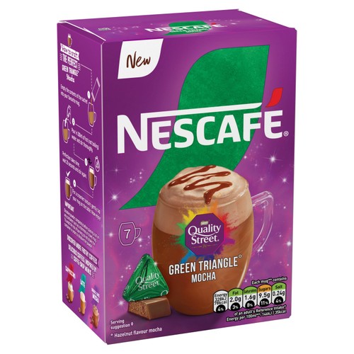Nescafe Green Triangle Quality Street Mocha