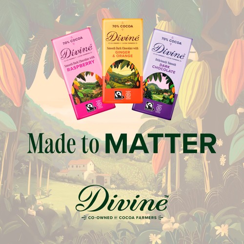 Divine 68% Dark Chocolate with Fruit & Nut